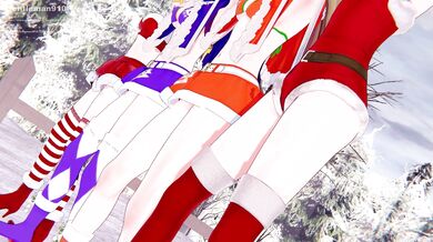 [KKS/MMD] WiggleWiggle - Ruby Hoshino, Kana Arima, Ai Hoshino, and MEMcho's Oshinoko Foursome