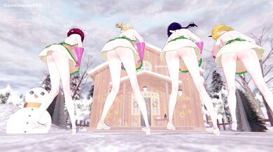 [KKS/MMD] WiggleWiggle - Ruby Hoshino, Kana Arima, Ai Hoshino, and MEMcho's Oshinoko Foursome
