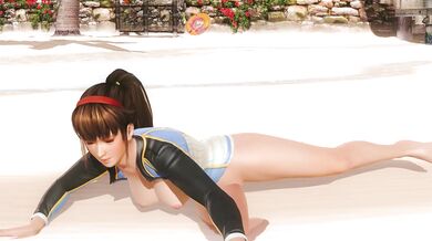 Dead or Alive 5: Hitomi's Naughty Photoshoot - Scene #9, Position #5