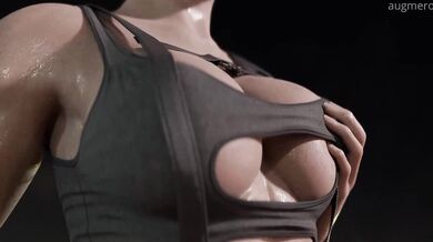 Large Boobies of Lara Croft in 'Tomb Raider: Legend'
