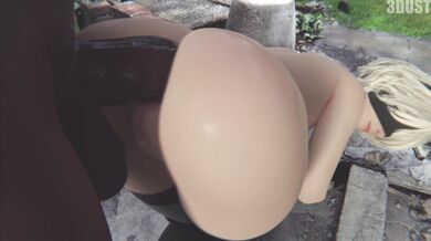 Anal-Loving YoRHa No.2 Type B Gets Pounded Hard in 3D [Blacked, Threedust]
