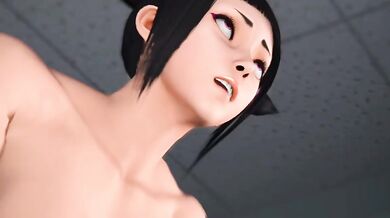 Slutty Juri Han's Dirty Debut in Streetwalker Porn Parody: 150th Anniversary Special