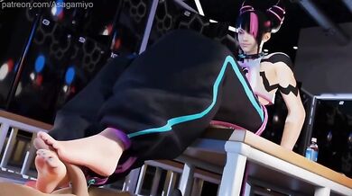 Slutty Juri Han's Dirty Debut in Streetwalker Porn Parody: 150th Anniversary Special