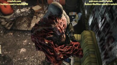 Jill Valentine Gets a Monstrous Facial from Mr X's Huge Cock