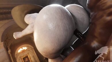 Alcina Dimitrescu's Intense Riding Session [Regina3D]
