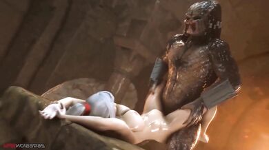 Monster Cocks Invade Samus's Asshole