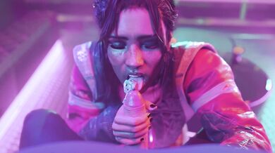 Netflix and Chill: Cyberpunk Hentai Masturbation