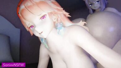 Okayu and Kiara's Lustful Encounter: Part Two