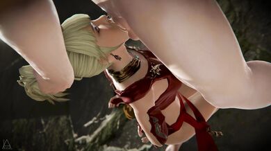 Mommy-Daughter Lesbian Oral and Face Fucking Fun