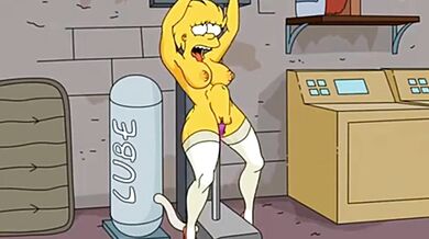 The Dirty Filthy Hentai Adventures of Lisa Simpson: Belly Inflation Machine