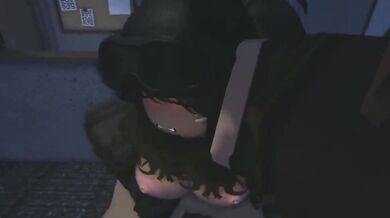 Submissive Damsel Gets Taken Advantage of with a Blowjob in Roblox (Cabrye)