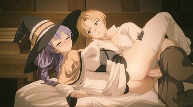 Naughty Roxy's Clothed Neko Playtime with Loli Bae[s]