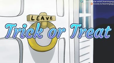 - Trick or treat for some anal cream pie!