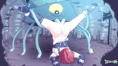 Judgement of the Sea King: A Righteous Squid Fucks and Chokes