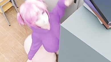 - Natsuki's Pleasure with Monika's Assistance