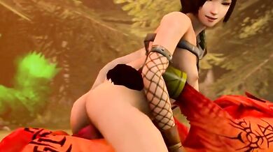 Yuffie and Red XIII's Hellish Fuckfest [The Beast Within]