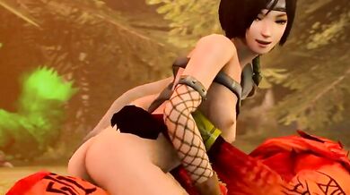 Yuffie and Red XIII's Hellish Fuckfest [The Beast Within]