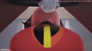 Stretched and Spread: Elastigirl's Wet Adventure