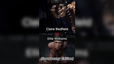 Claire Redfield vs Ellie Williams Snowbunny Showdown