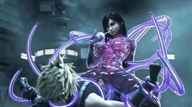 Tifa's Moist Grimace [GIFDoozer]