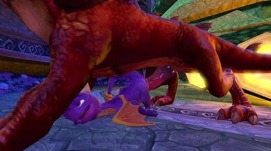 Ignitus Gets Nailed by Spyro in a Hot Anal Action