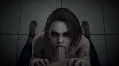 Jill's Undead Blue Blowjob Obsession [Clothed, Zombie POV]