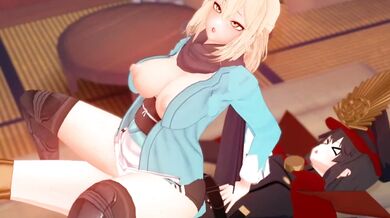Hawt Anime Sluts Get Fucked Hard in Silence: FGO x HSR