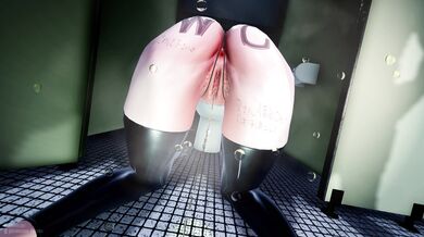 Kyon's Body as the Canvas for Nanofemo's Erotic Graffiti
