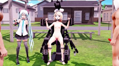 Miku's Big Tit Fucking and Pussy Licking Under Hypnosis - Temptress Dismemberment