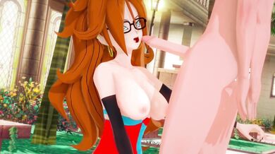 Exploring the Human Body with Android 21, an Anime Sex Doll