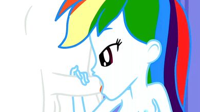 Rainbow Dash's Hot Blowjob Adventure in Equestria Girls