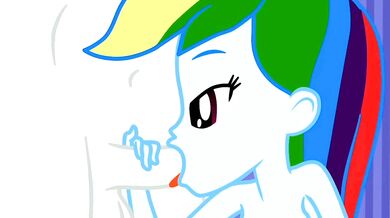 Rainbow Dash's Hot Blowjob Adventure in Equestria Girls