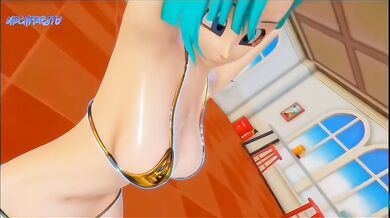 Bulma and Chichi's Cakeface Orgy with Mechferatu in MMD