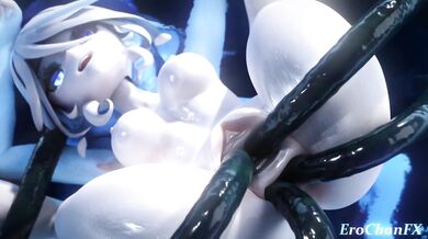 Tentacle Tsunami infiltrates Genshin Furina's Sanctuary