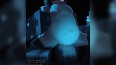 Jenny gets Ravaged by the Minecraft Warden