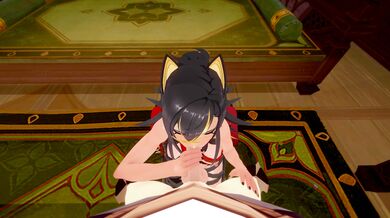 Deep Throat DP with Akasha and Nilou (Point of View)