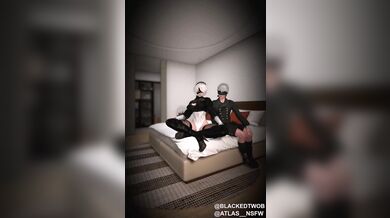 Fucking Hot TikTok BLACKED Scene with 2B and 9S.