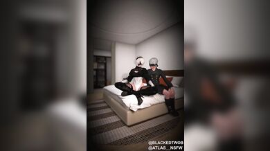 Fucking Hot TikTok BLACKED Scene with 2B and 9S.