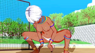 Bikini Babes Battle in the Bedroom with Big Breasts and Booty!