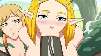 Lustyshape's Princess Zelda Sucks Off Ganondorf - A Royal Blowjob Adventure