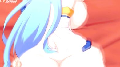 Intense Gangbang: Megumin, Aqua, Makima, Yor haunt, Vermeil Pounded Hard in a Porno Video
