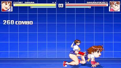 Multidimensional Sakura Dominated by Futanari Tentacles