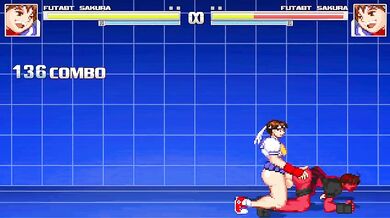 Multidimensional Sakura Dominated by Futanari Tentacles