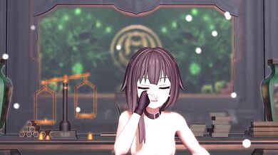 Fucking Desperate Onegai Darling Megumin Masturbating in Motion