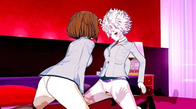 The Ultimate Hentai Creampie Battle Royale: My Hero Academias Ochaco and Mina Get Fucked Beyond Belief!