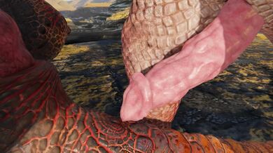 Ravishing Raptor Ravishes Horny Hunter in Unnatural Acts!