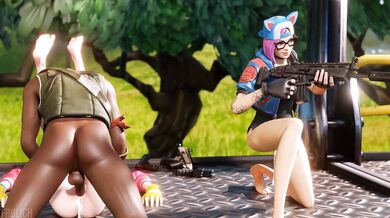 Lynx Gives Road Head to Rox while She Rides Jamal [Frolich]