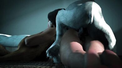 Wonderwoman's Doggy Style Adventures with Two Hot Men and One Curious Canine (zmsfmm)