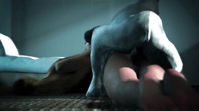 Wonderwoman's Doggy Style Adventures with Two Hot Men and One Curious Canine (zmsfmm)