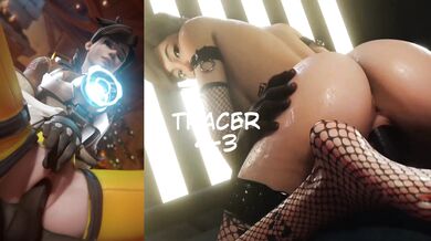 [HMV] Tracer vs Widowmaker [Slut Pop | Kim Petras]: Slutty Tracer Fucks and Sucks Off Cum-Hungry Widowmaker